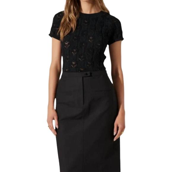 ASTR Sweaters - NEW ASTR alda sweater in black